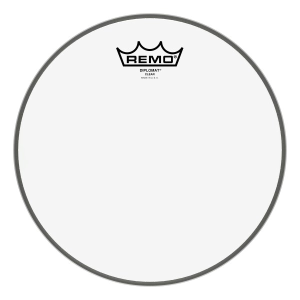 Clear Drumhead Diplomat® 10"