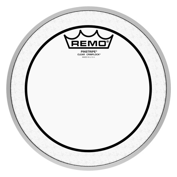 Pinstripe® Clear Crimplock® Tenor Drumhead, 8"