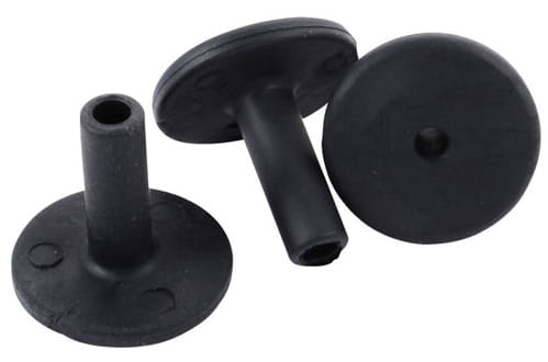 Plastic Bottom 8mm, 3 Pieces