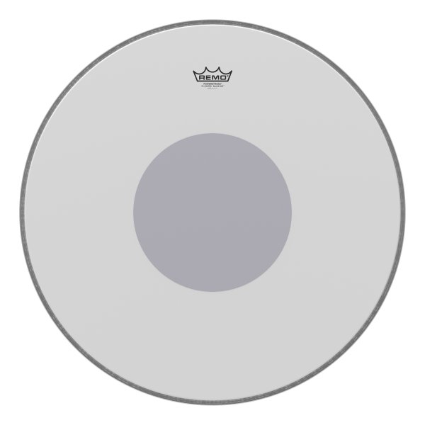 24" Powerstroke P3 Coated Black Dot Drumhead