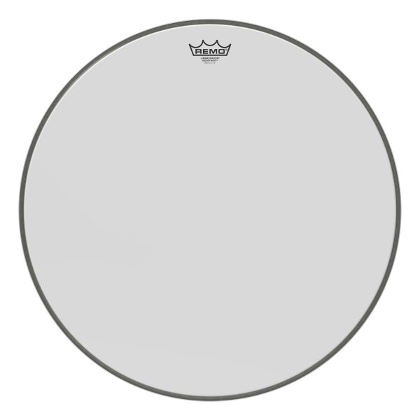 22" Ambassador Smooth White Bass Drum Head