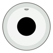 Powerstroke® P3 Clear Black Dot™ Drumhead - Top Black Dot™, 26″